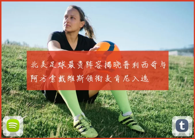 北美足球最贵阵容揭晓普利西奇与阿方索戴维斯领衔麦肯尼入选